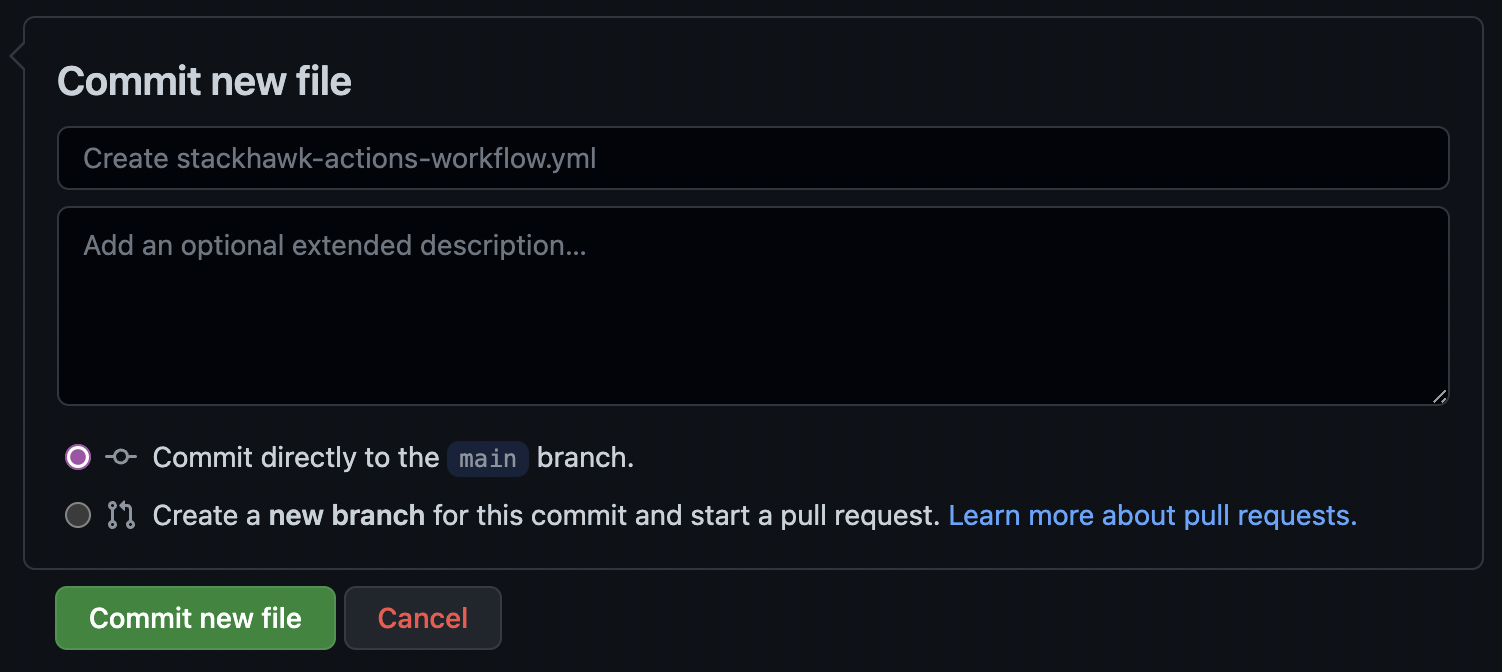 GitHub commit changes