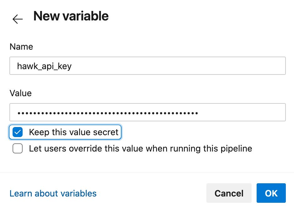 hawk_api_key variable settings