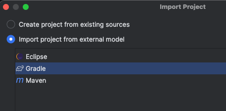 Open Gradle project in IntelliJ step 3