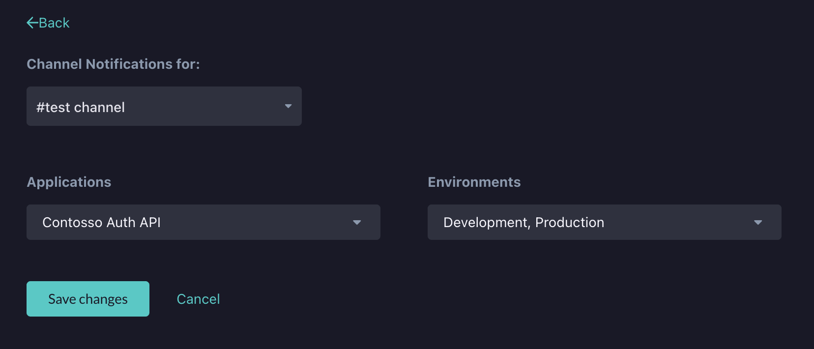 Edit MS Teams Integration Configuration