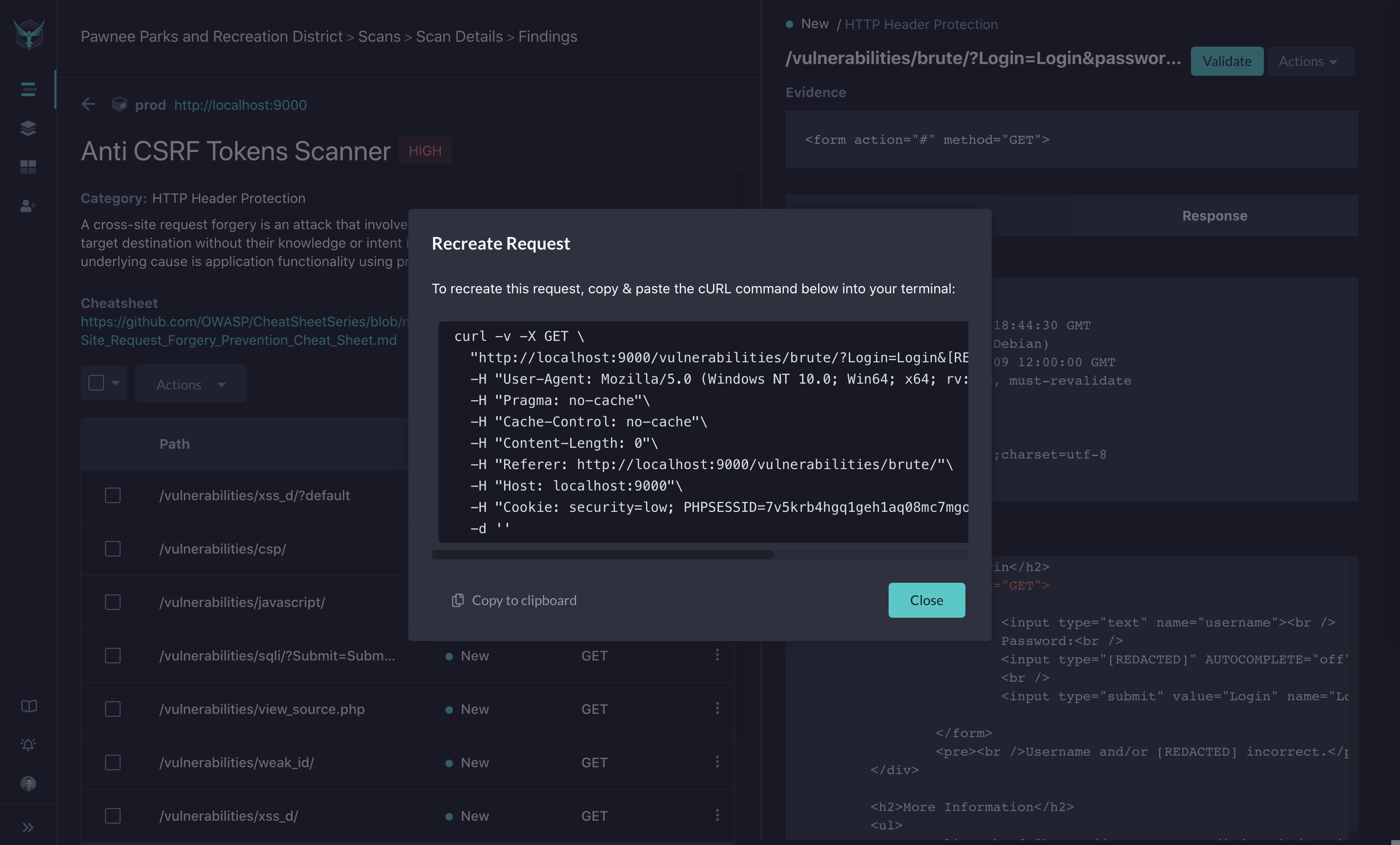 StackHawk Platform - Validate Finding