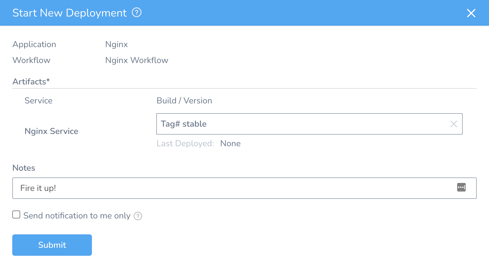 Deploy Nginx Workflow