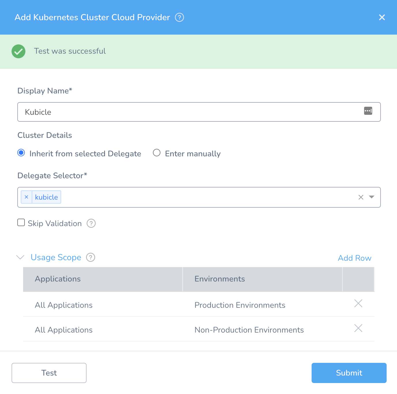 Harness Cloud Provider Kubicle