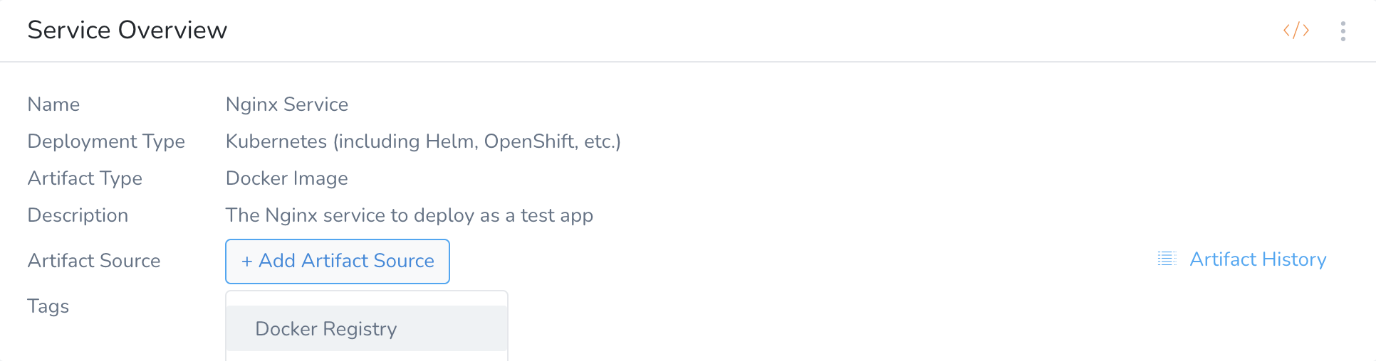 Harness Nginx Service Overview